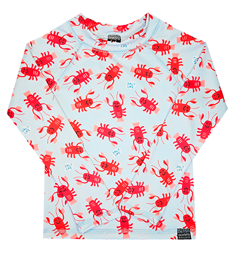 Producto - Remera UV m/l - Langostas Celeste