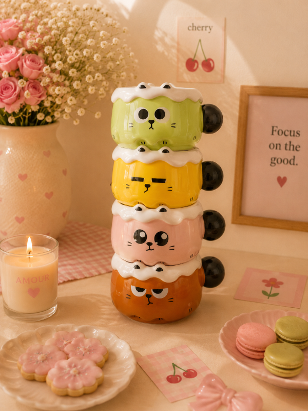 Producto - Tazones apilables edición Emoticats