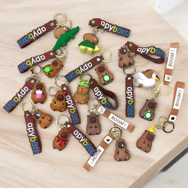 Producto - Llaveros Capibara X1 Al Azar