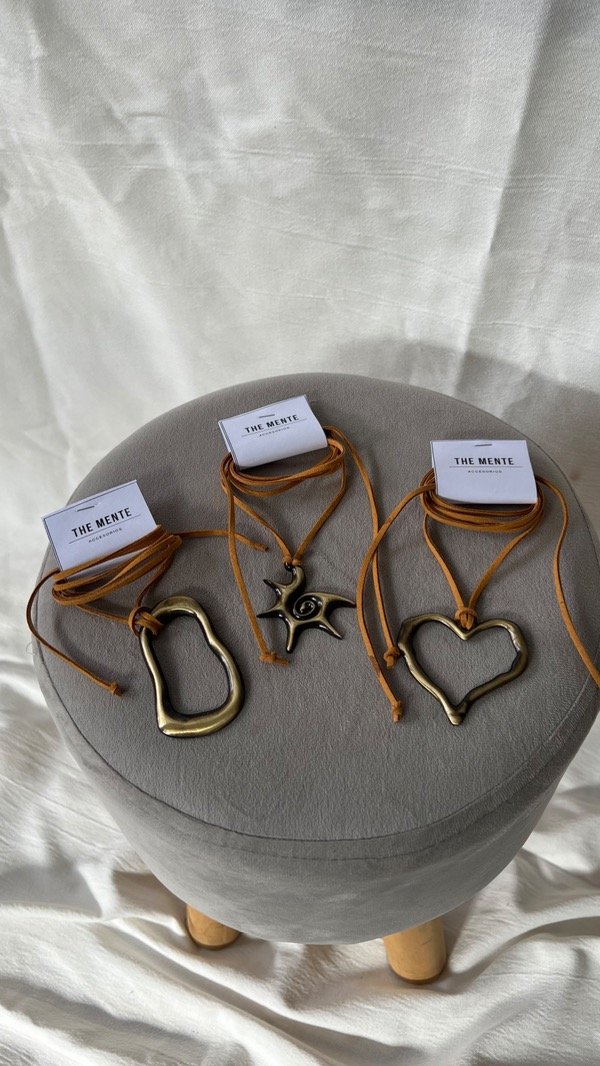 Producto - Chockers gamuza beige