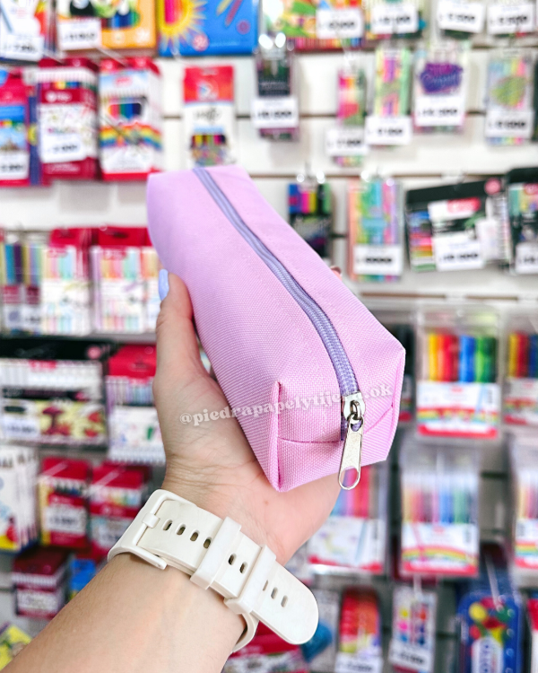 Producto - Cartuchera tubo mediano malva