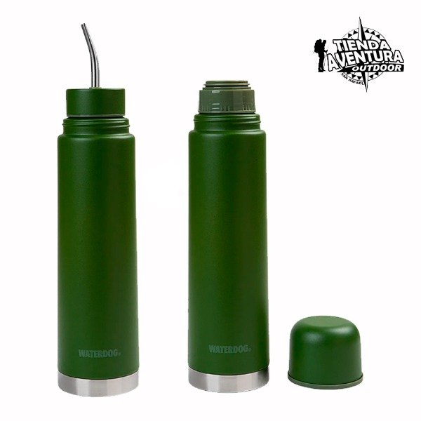 Producto - Termo Mate WATERDOG Yunta 700 doble función ( Verde Militar)