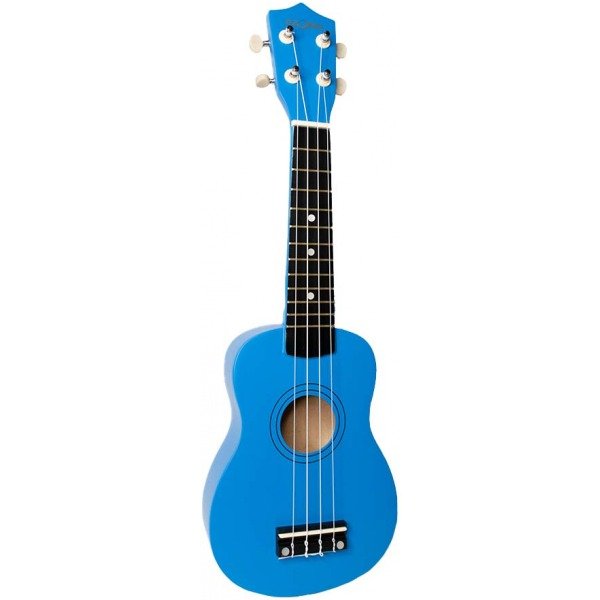 Producto - BREYER Ukelele soprano azul con funda (foto ilustrativa)