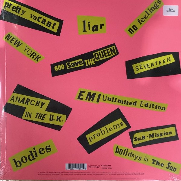 Producto - LP SEX PISTOLS Never mind the bollocks IMPORTADO - 1