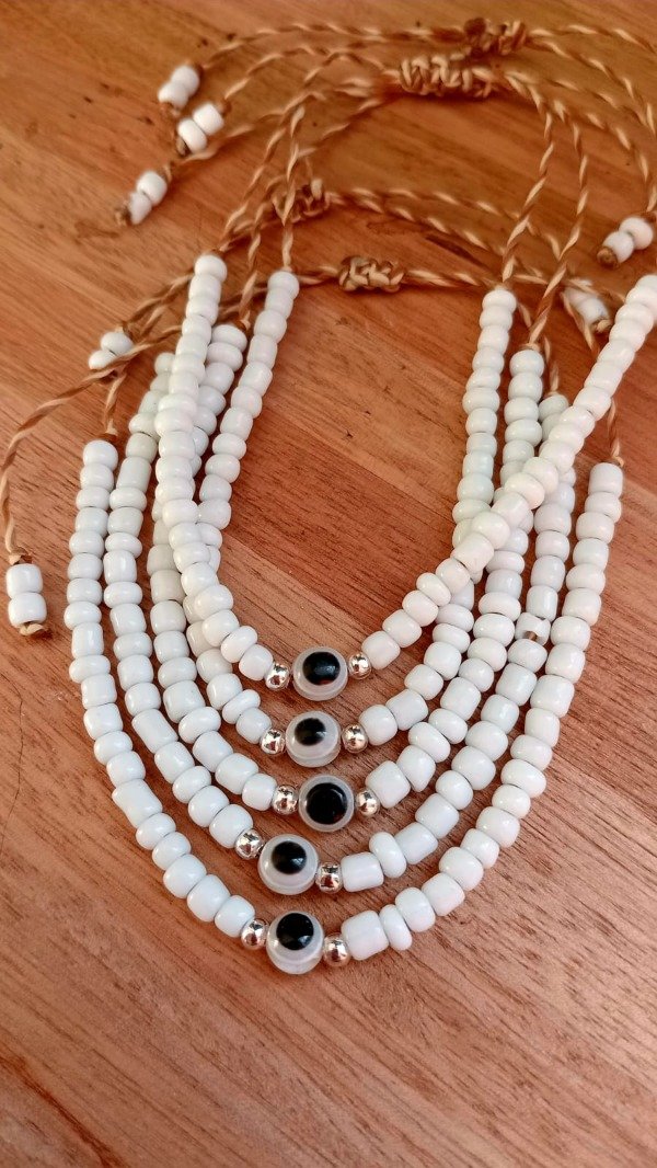 Producto - Tobipulsera nazar - blanco