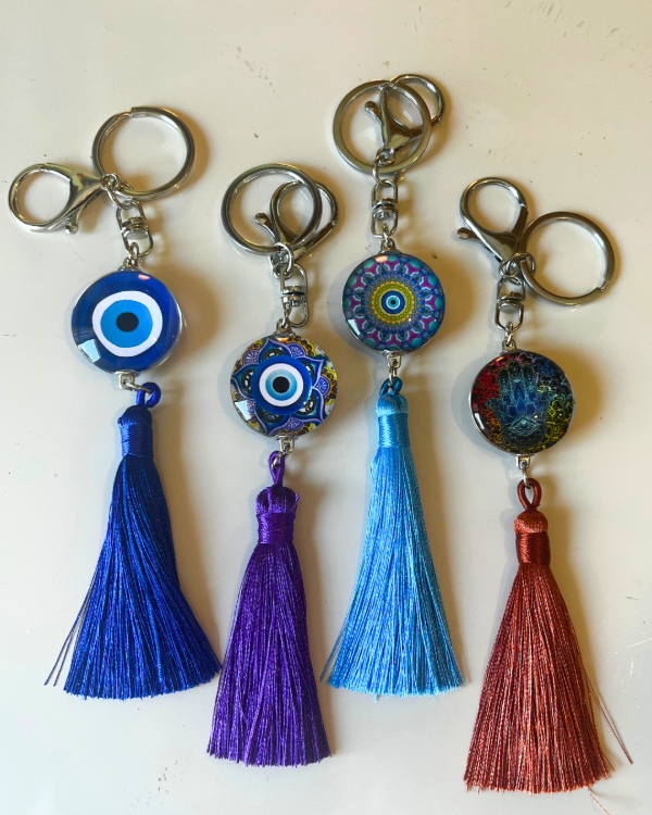 Producto - Llavero Ojo Turco en Vidrio