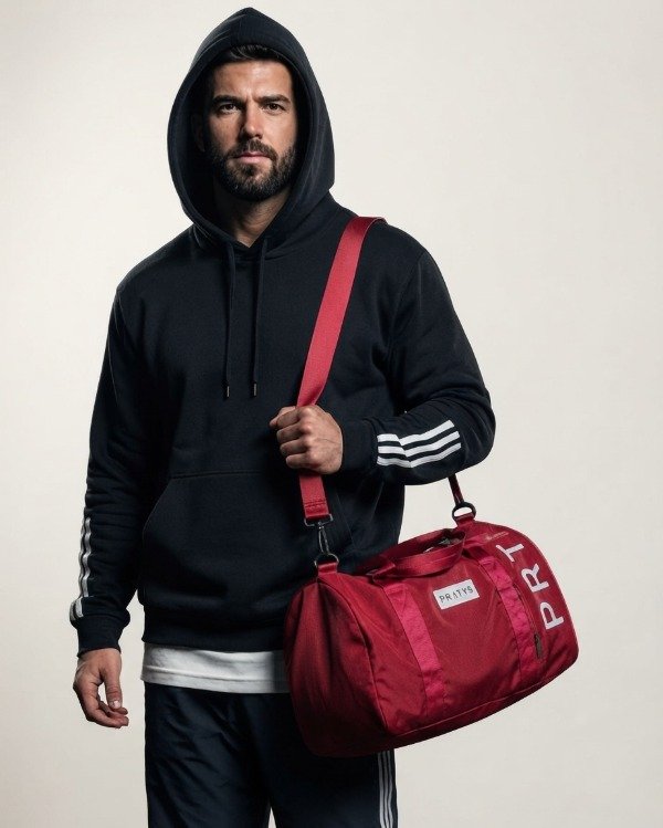Producto - Bolso Mediano Liso Pratys Unisex Para Viajes Gym Hombre Mujer unisex - 0