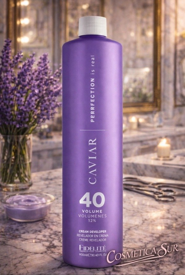 Producto - revelador en crema de 40 vol  caviar fidelite x 900 ml