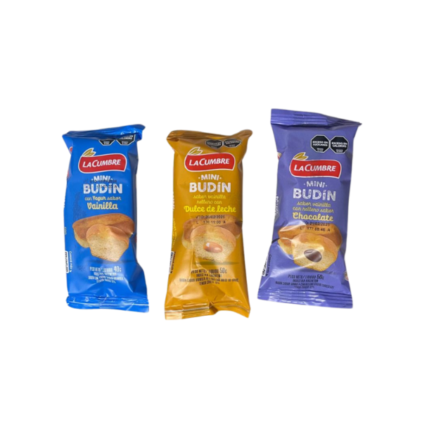 Producto - LC BUDIN MINI CHOCO - DDL - VAINILLA X 50GRS