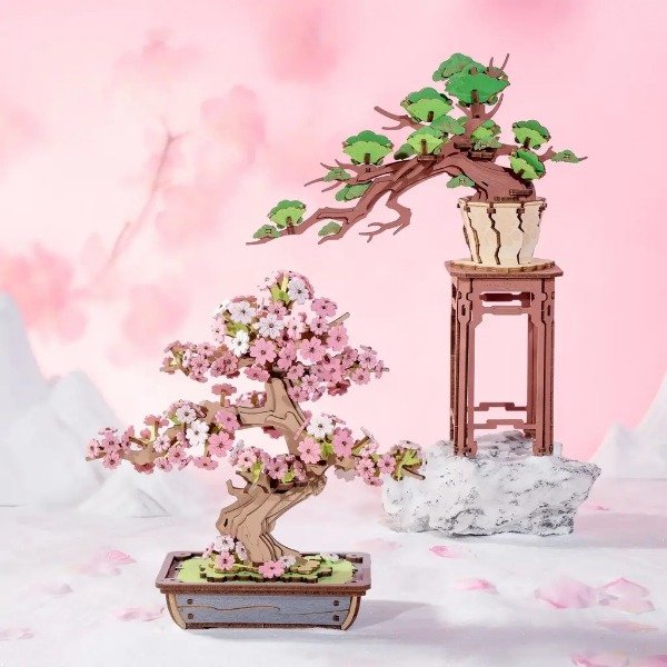 Producto - Robotime Rolife Bonsái Sakura (Sakura Bonsai) TG415 - 4