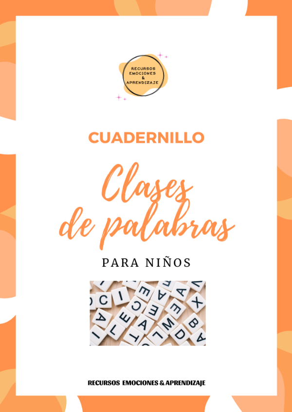 Producto - Cuadernillo CLASES de PALABRAS