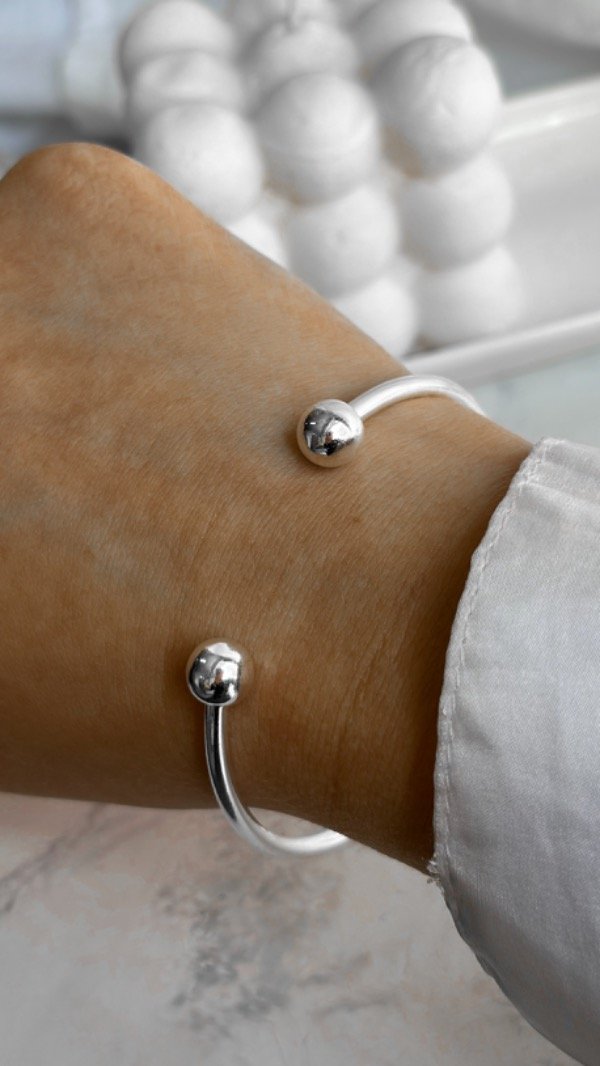 Producto - Esclava (acero blanco)
