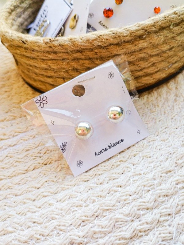 Producto - Aros bolita 8mm