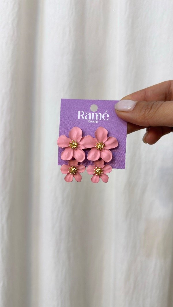 Producto - Aros doble flor