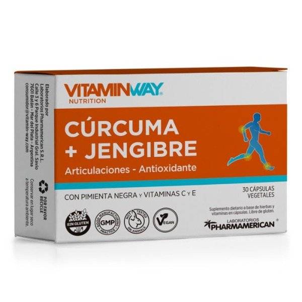 Producto - CÚRCUMA + JENGIBRE CON PIMIENTA BLISTER X 10
