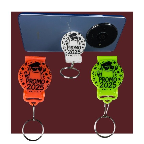 Producto - 30u Llaveros Apoya Celular Egresados Promo Personalizado