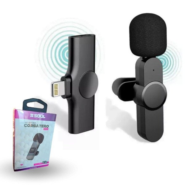 Producto - Micrófono Corbatero Inalámbrico Soul Simple Lightning Para iPhone