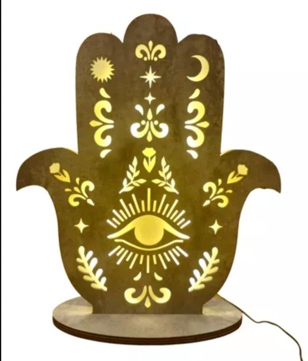 Producto - Velador Led Mano de Fatima 60cm - 0