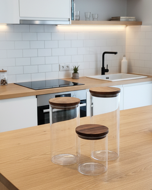 Producto - Frascos Tapa de madera