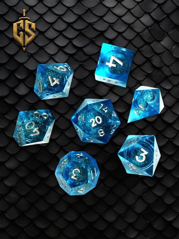 Producto - Espiral Mística - Resina con Centro Liquido