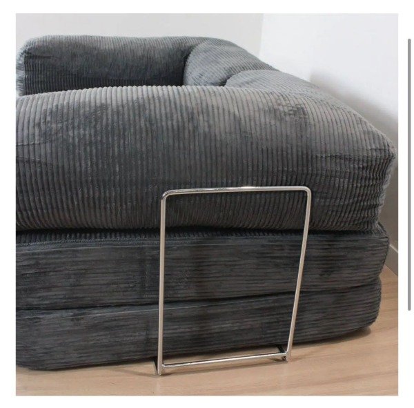 Producto - Sillon teddy con estructura 150cm ideal espacios reducidos