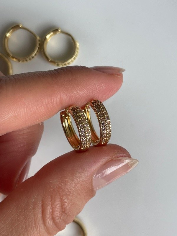 Producto - Argollas Sienna gold rosa