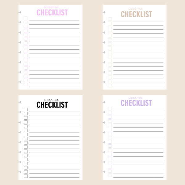 Producto - Check List X30