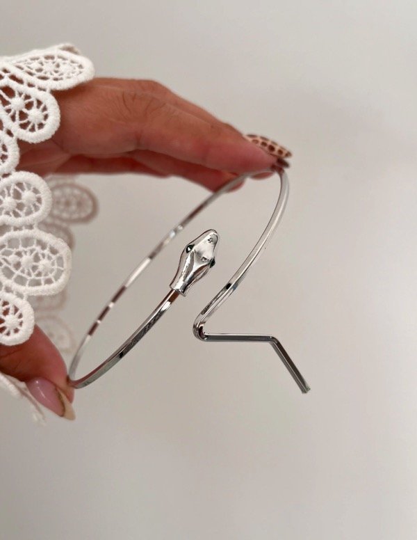 Producto - BRAZALETE SERPIENTE PLATEADO