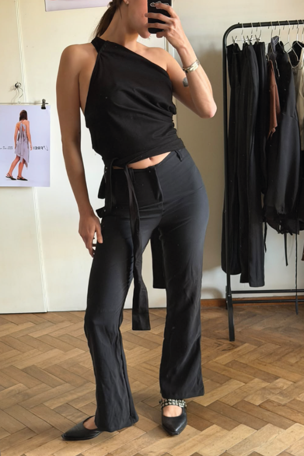 Producto - PRE-ORDER PANTALON VERTICAL NEGRO - 4