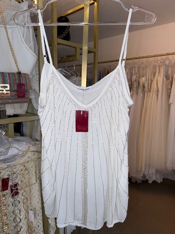 Producto - Musculosa con canutillos
