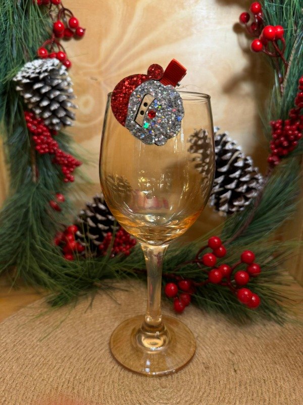 Producto - Identificador  de Copas Cara Papa Noel (Efectivo: 2.000)