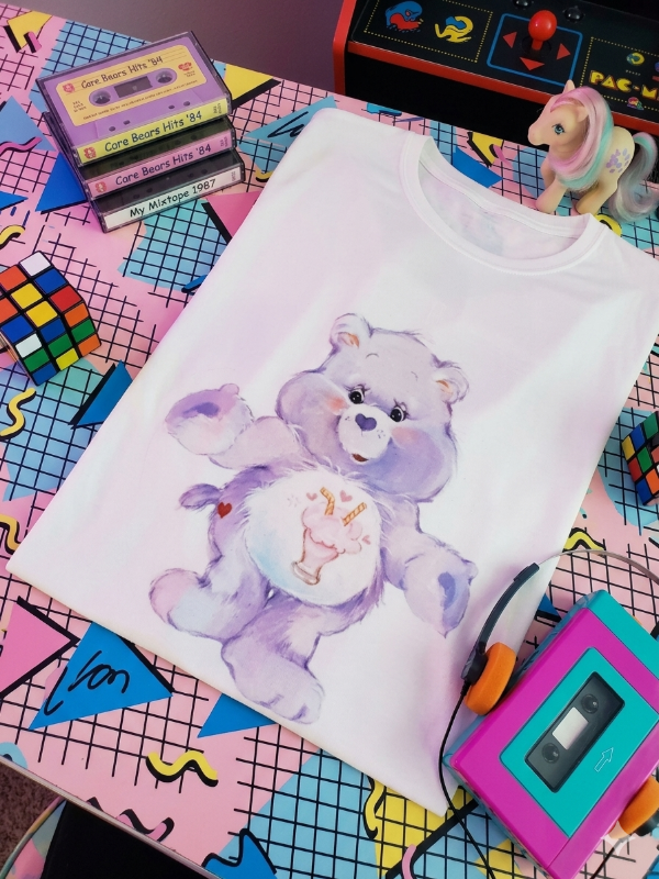 Producto - Remera Mujer Osito Violeta