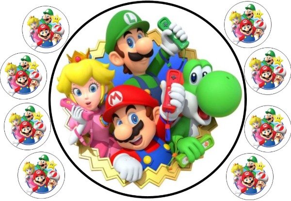 Producto - LAMINA MARIO BROS 2 REDONDA