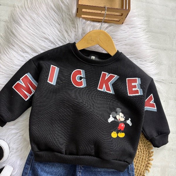 Producto - Buzo Mickey Black talles hasta 3 años