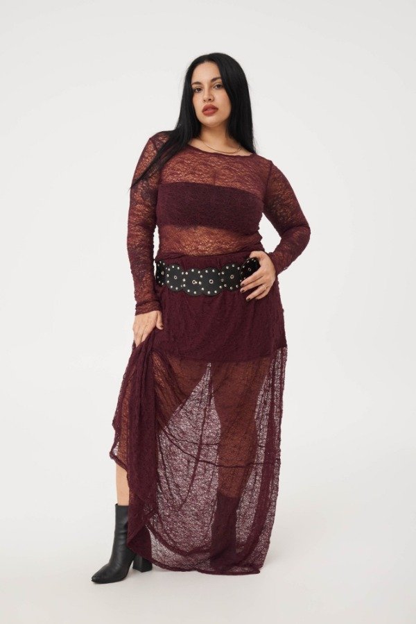 Producto - FALDA TRIPLE VOLADO (negro)