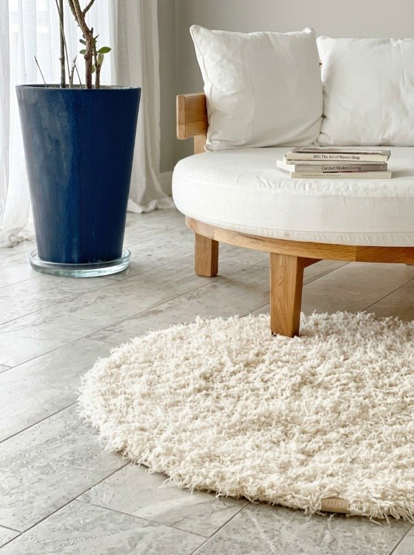 Producto - Alfombra Circular Beige