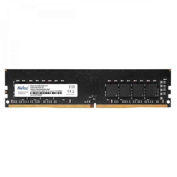 Producto - MEMORIA NETAC BASIC DDR4 DIMM 8GB 3200 C16