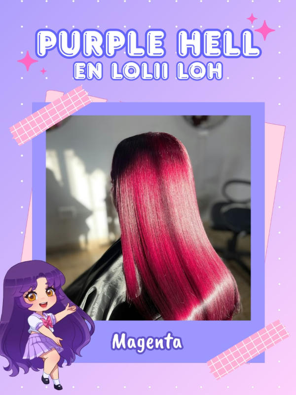 Producto - Tintura Magenta Vegana Fantasia - Marca Purple Hell