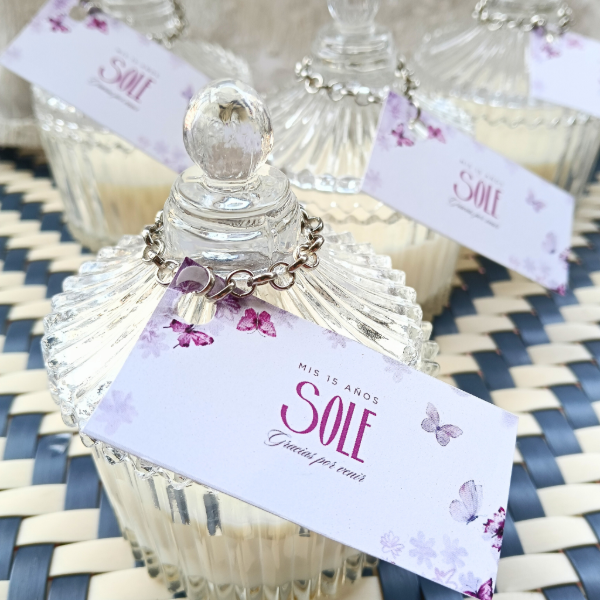 Producto - Caramelera con Vela de soja personalizada