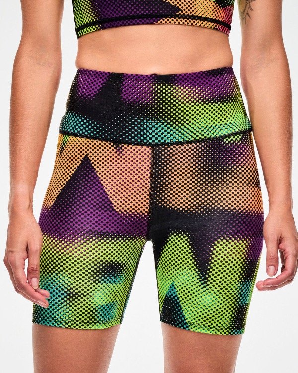 Producto - Electric Feel High Waisted Biker Shorts - 0