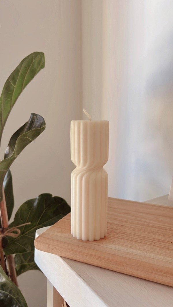 Producto - Vela columna torsada