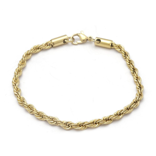 Producto - pulsera Soga (dorada)