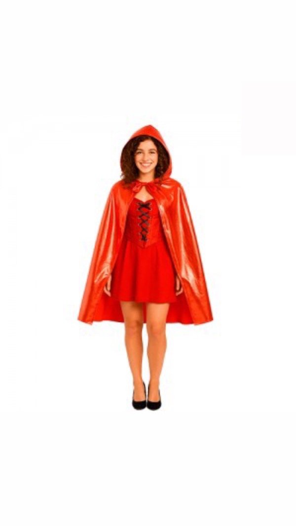 Producto - Capa Caperucita Brillante 80cm