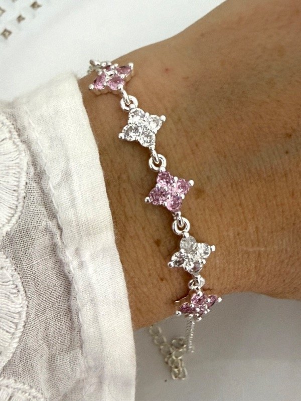 Producto - PB1490 Pulsera con cubic y micropave 16 + 4 cm