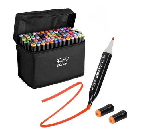 Producto - Marcadores doble punta 80 pcs