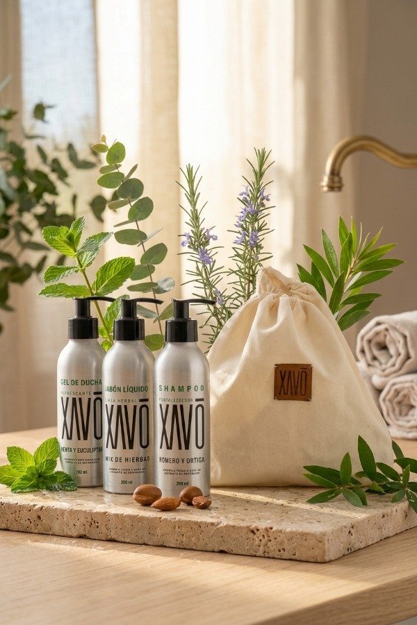 Producto - Kit Shampoo, Gel de Ducha y Jabón Líquido Natural - 0