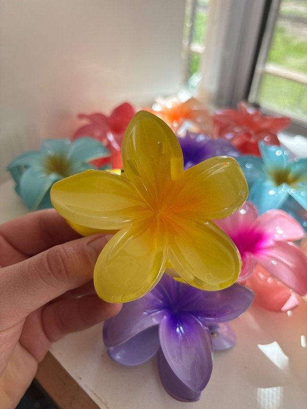 Producto - Broche flor amarillo