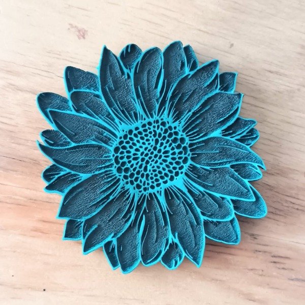 Producto - Sello de goma XXL Girasol