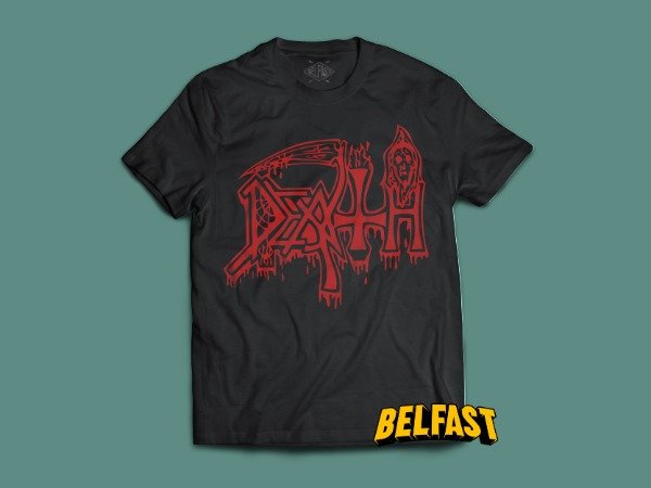 remera death logo