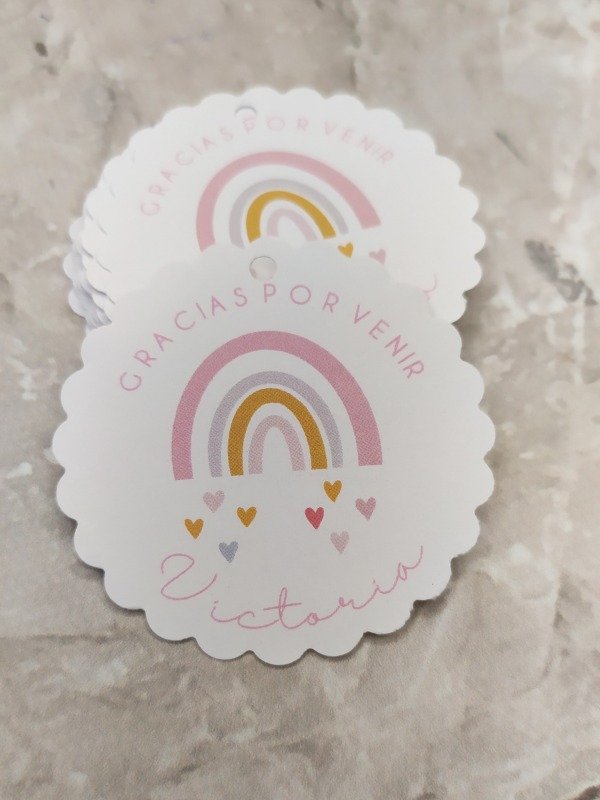 Producto - Tag Cumpleaños [Modelo Arcoíris] - 0